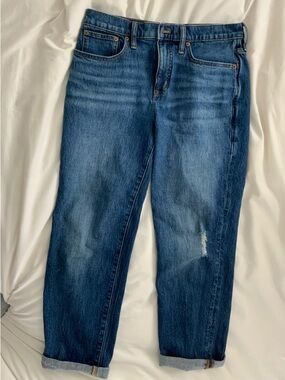 J. Crew Relaxed Boyfriend Jeans in Blue Denim